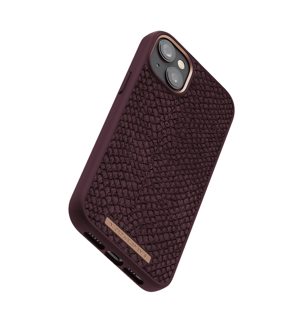 Чохол Njord Salmon Leather MagSafe Case Rust for iPhone 14 Plus (NA42SL03)