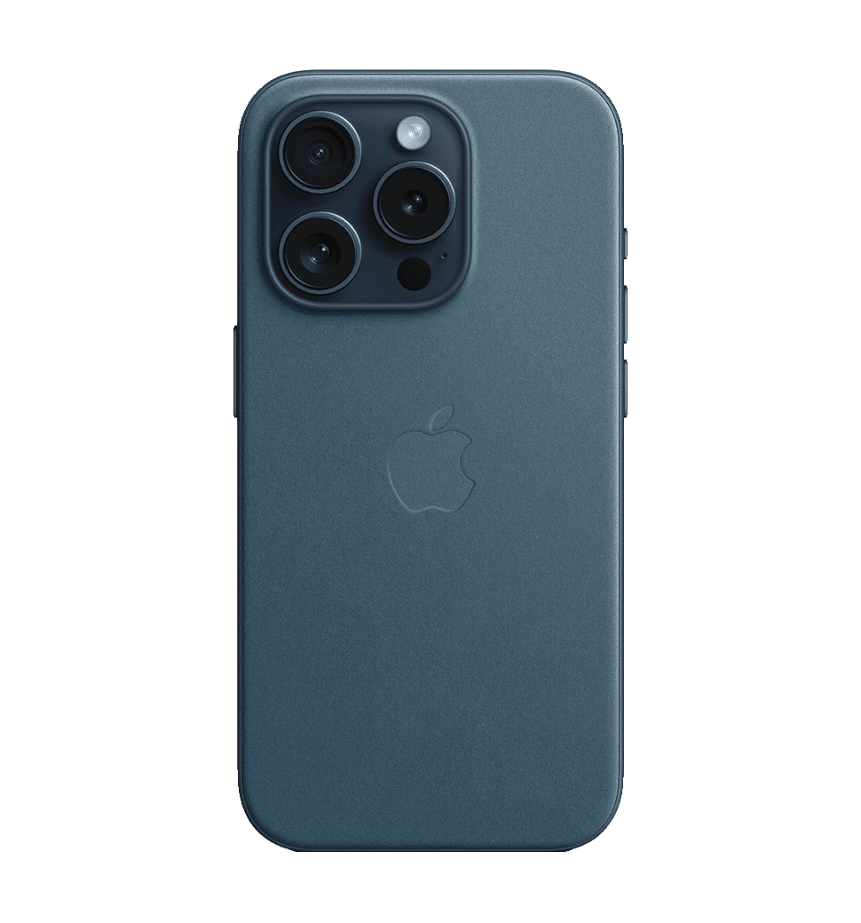 Чехол iPhone 15 Pro FineWoven Case with MagSafe - Pacific Blue (MT4Q3)