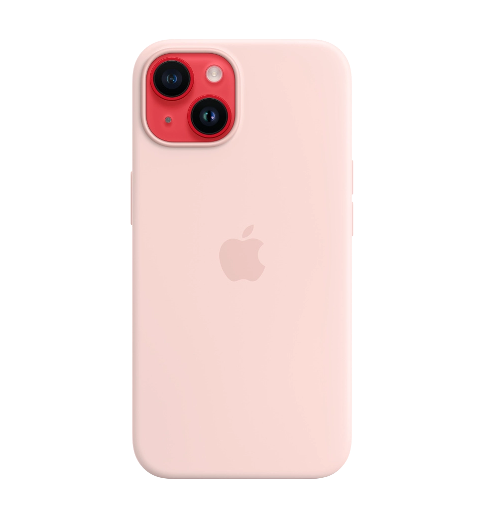 Чохол Силіконовий iPhone 14 Silicone Case with MagSafe Chalk Pink (MPRX3)