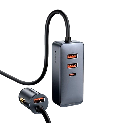 АЗП Baseus Share Together PPS Multi-Port 3USB + Type-C 120W Gray (CCBT-B0G)