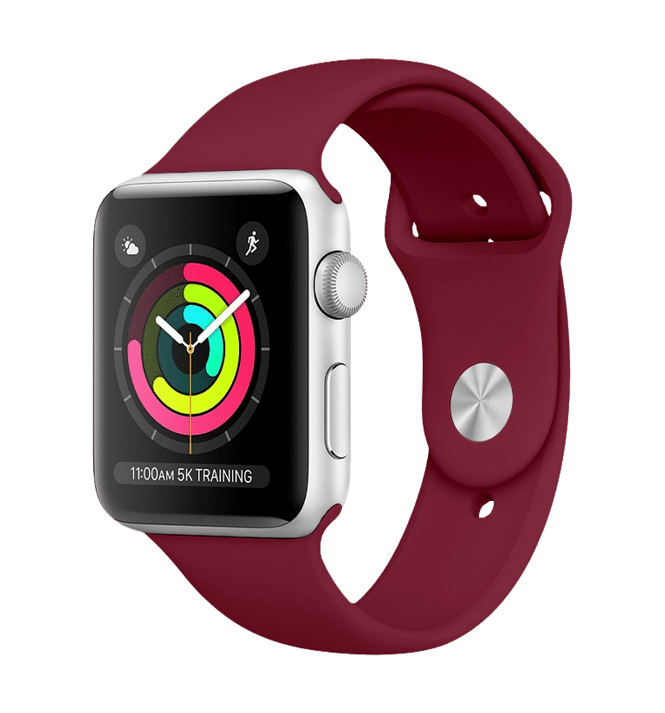 Ремешок Silicone Copy 38mm Rose Red