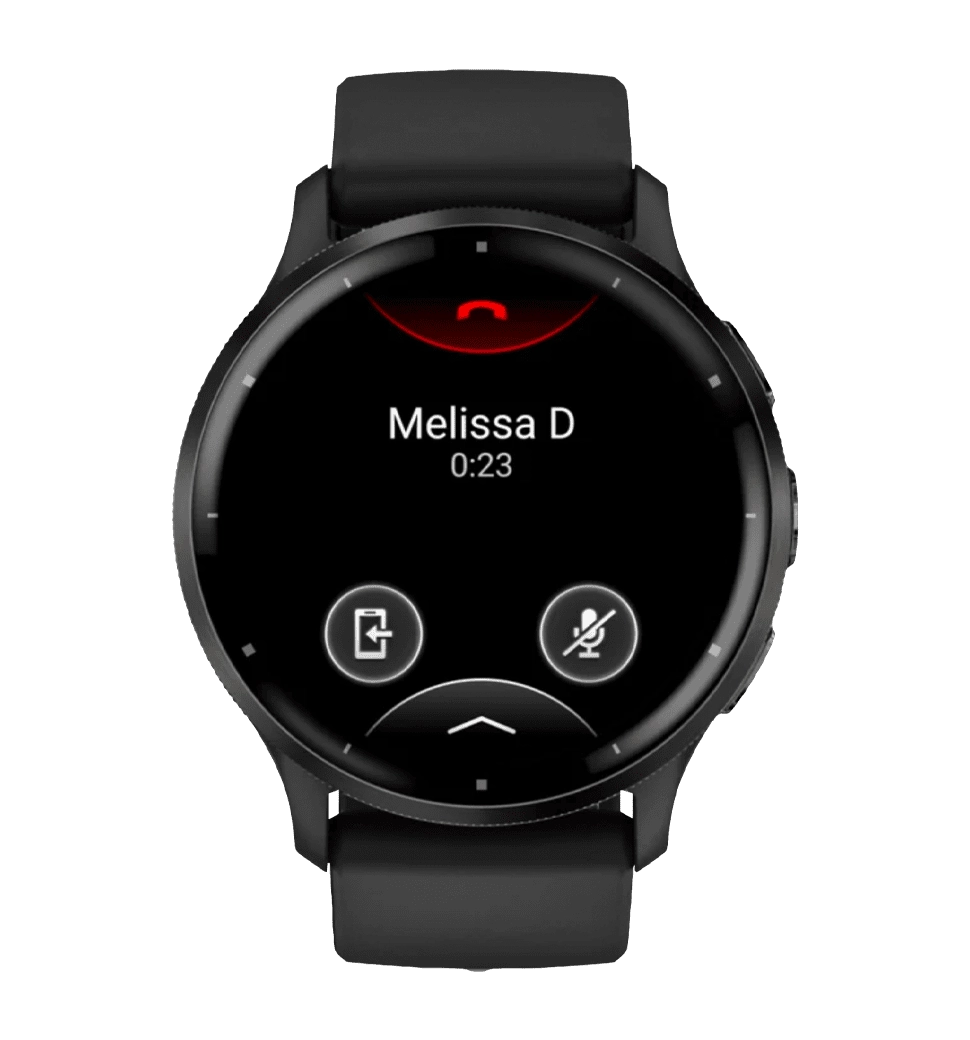 Garmin Venu 3 Slate Stainless Steel Bezel with Black Case and Silicone Band (010-02784-01/51)