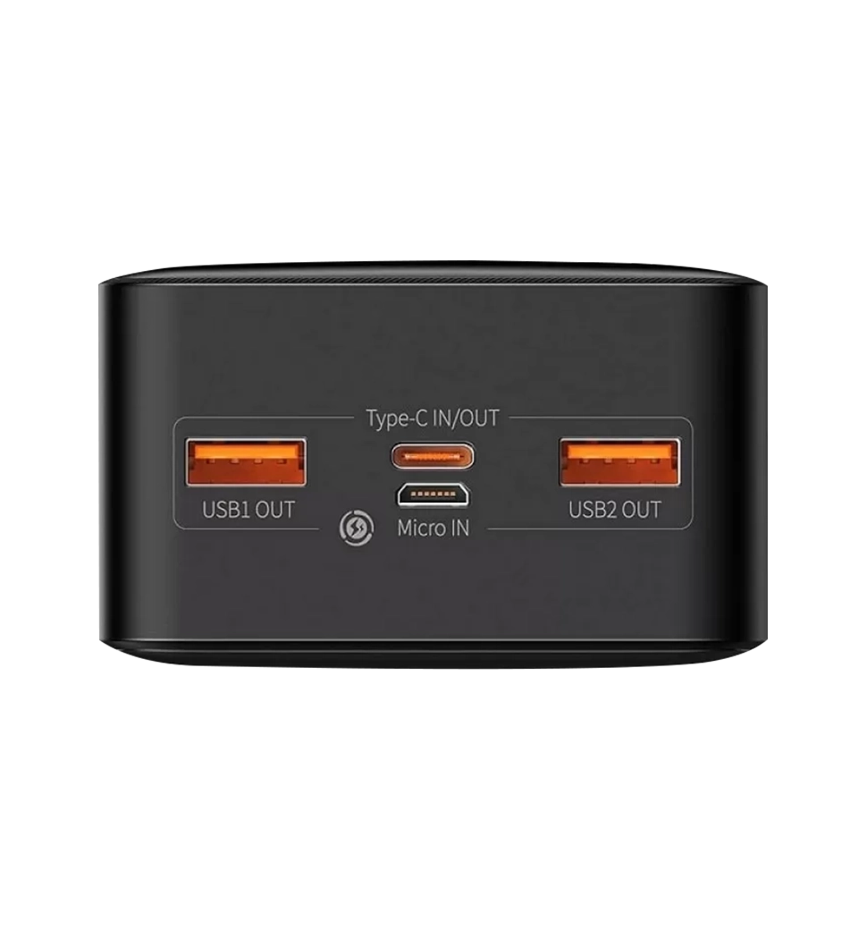 Доп батерея Baseus Bipow Digital Display 15W 30000mAh Black (PPDML-K01)
