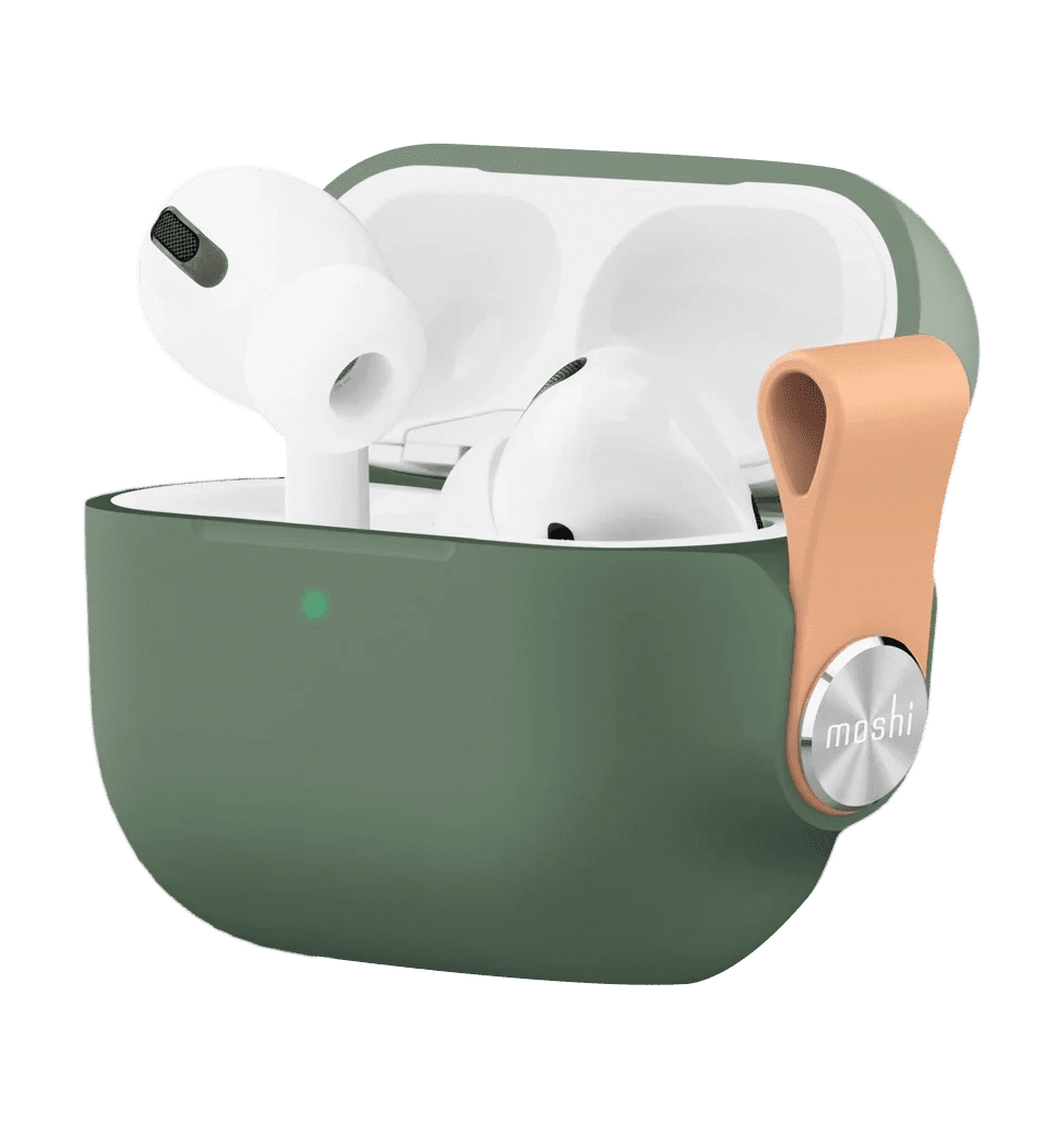 Чохол Moshi Pebbo Protective Case Mint Green for Airpods Pro 2nd Gen (99MO123845)