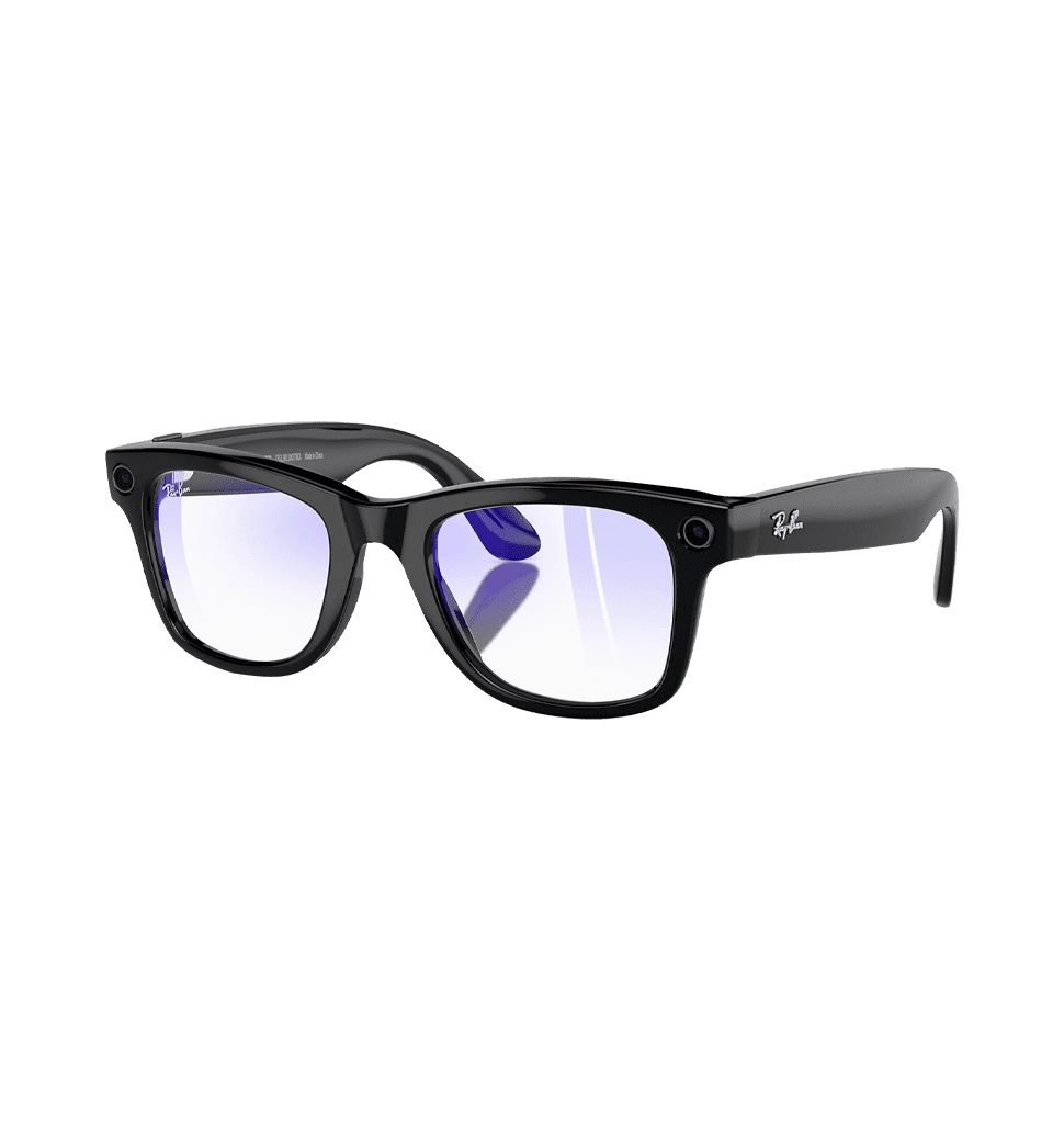 Ray Ban Meta Wayfarer Shiny Black Clear size L RW4006 601 SB 50 22 YABLUKA.ua