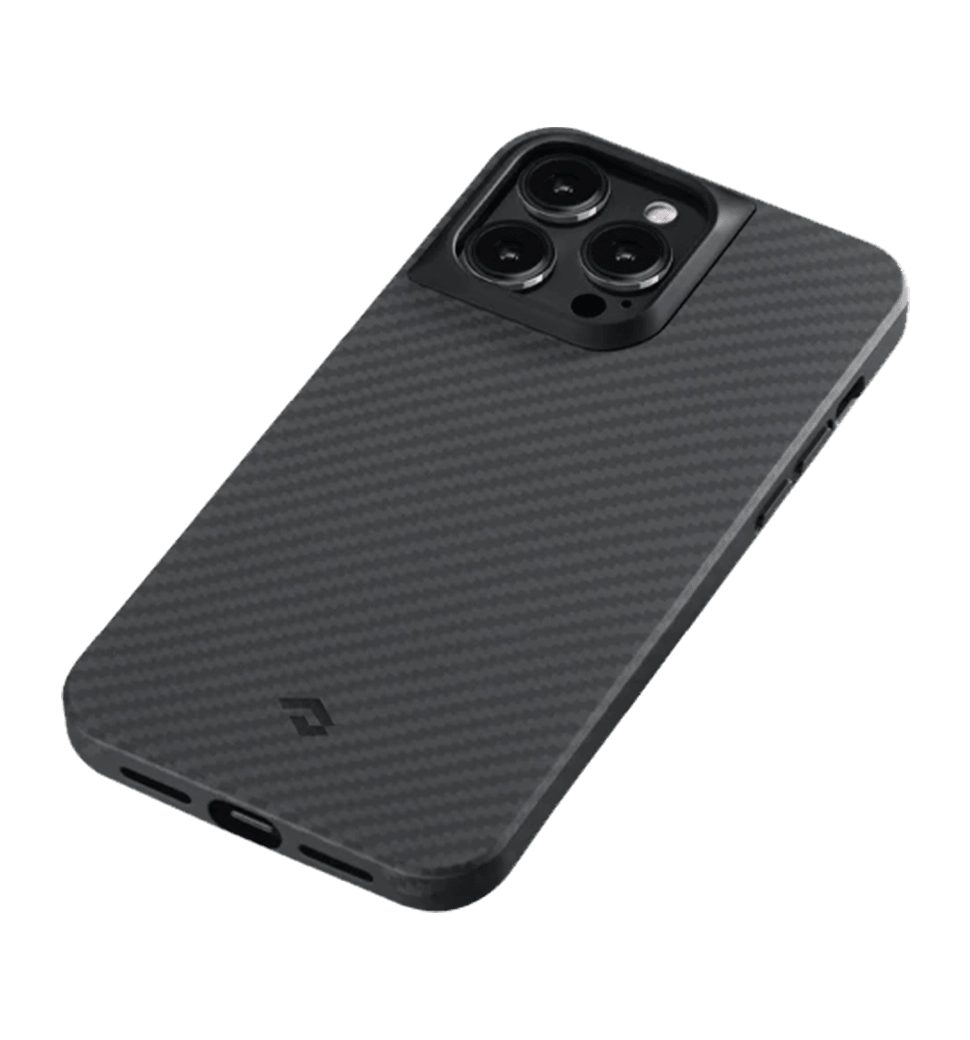 Чохол Pitaka MagEZ Case Pro 3 Twill Black/Grey for iPhone 14 Pro Max (KI1401PMP)