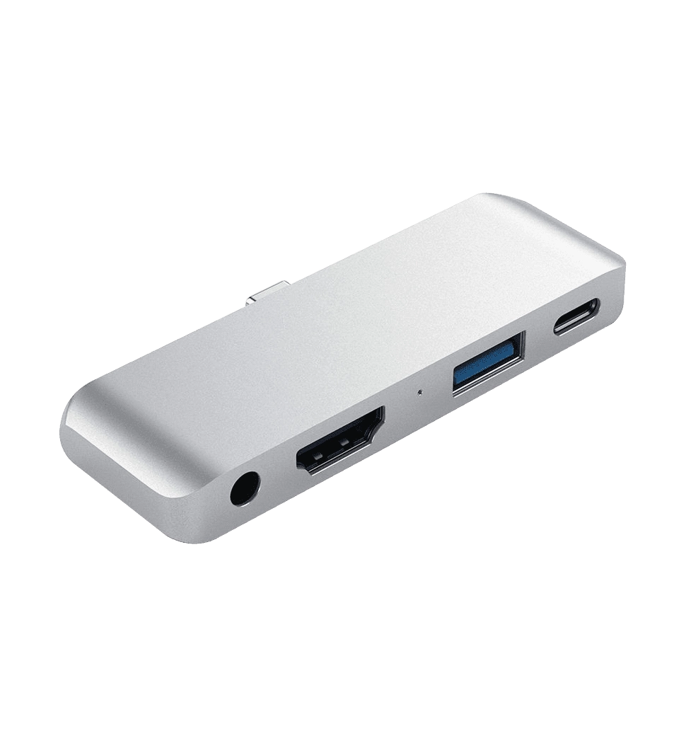 Satechi Aluminum Type-C Mobile Hub Pro Silver (ST-TCMPHS)