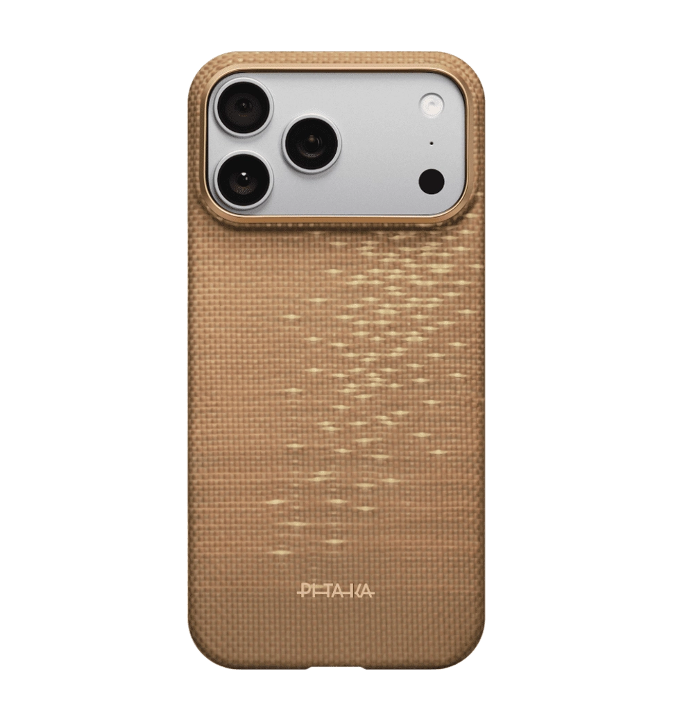 Чехол Pitaka Ultra-Slim Case Golden Glint for iPhone 17 Pro (KI1705AG)