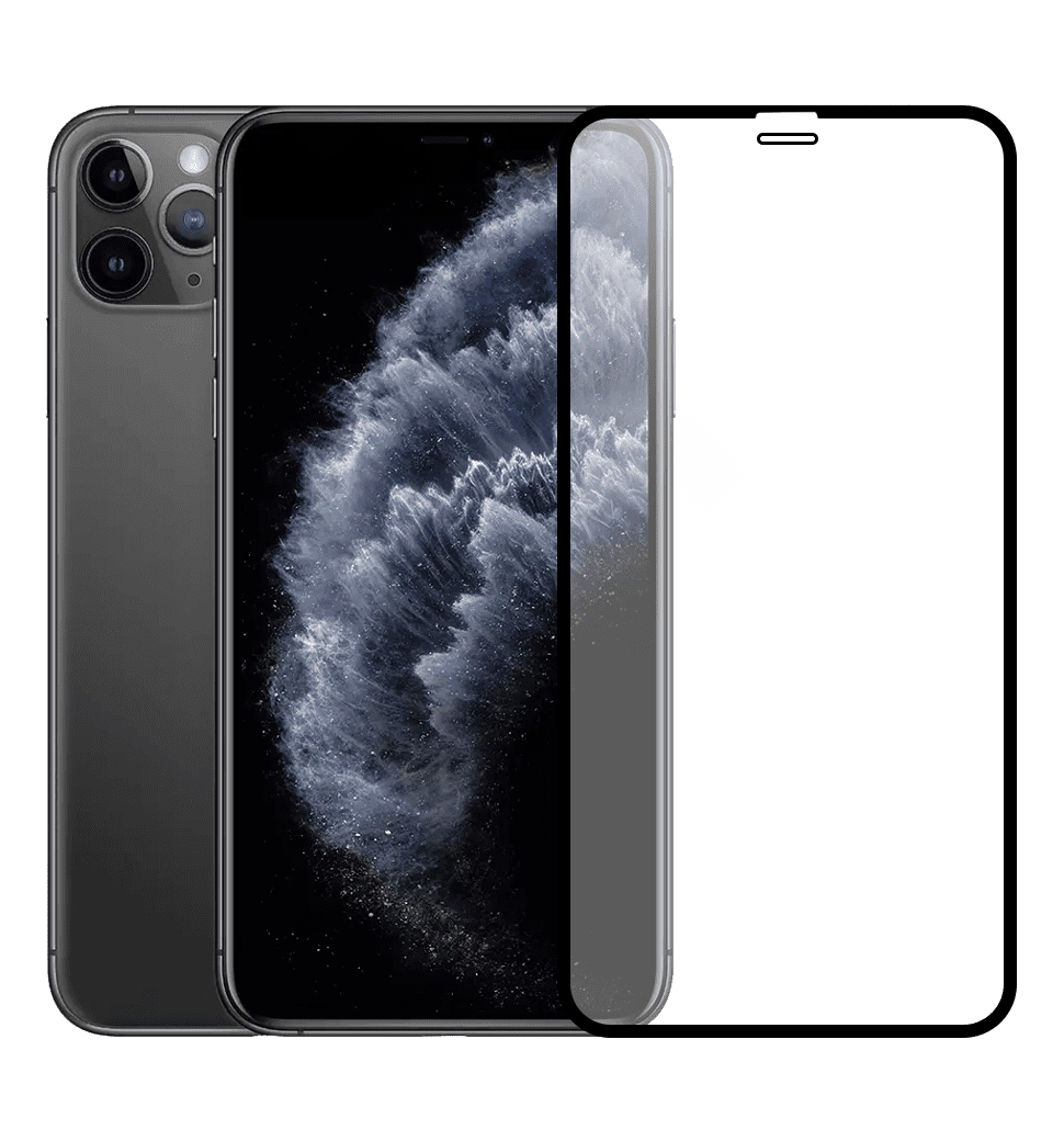 Захисне скло Monblan для iPhone Xs Max/11 Pro Max 2.5D Anti Static 0.26mm (Black)