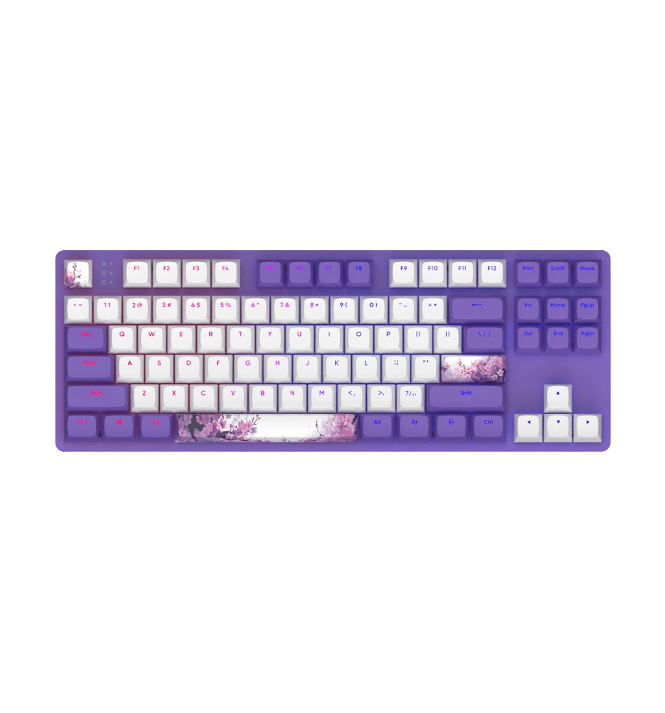 Игровая клавиатура DARK PROJECT One - 87 Violet Horizons ANSI ENG (DPO87_GSH_DPUP_ANSI_EN)