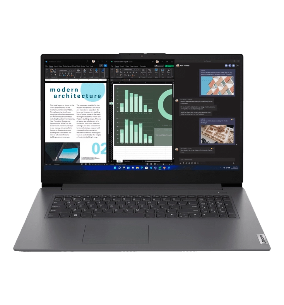 Ноутбук 17.3" Lenovo V17 G4 AG (83A2001SRA)/Intel i3-1315U/16GB/512GB SSD/IntelUHD/DOS/Grey