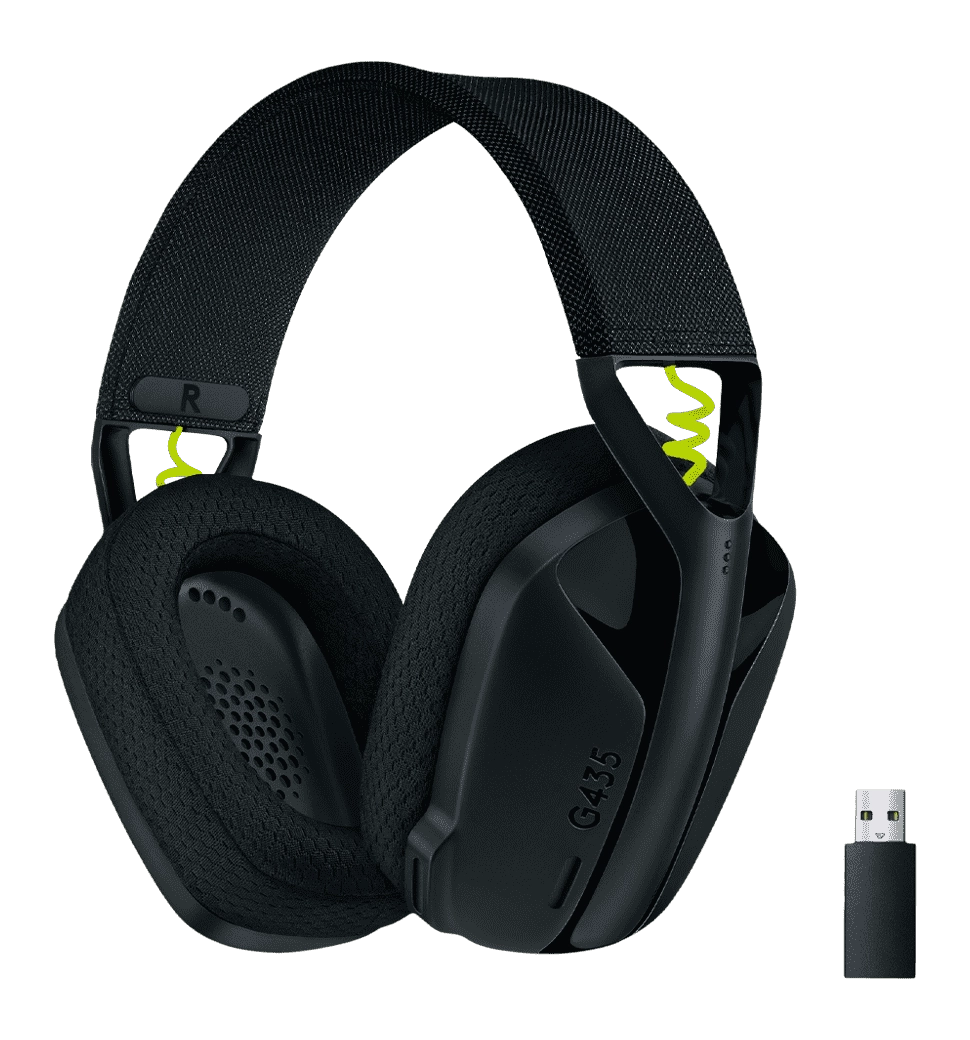 Гарнитура LOGITECH G435 LIGHTSPEED Wireless Gaming - BLACK (981-001050)
