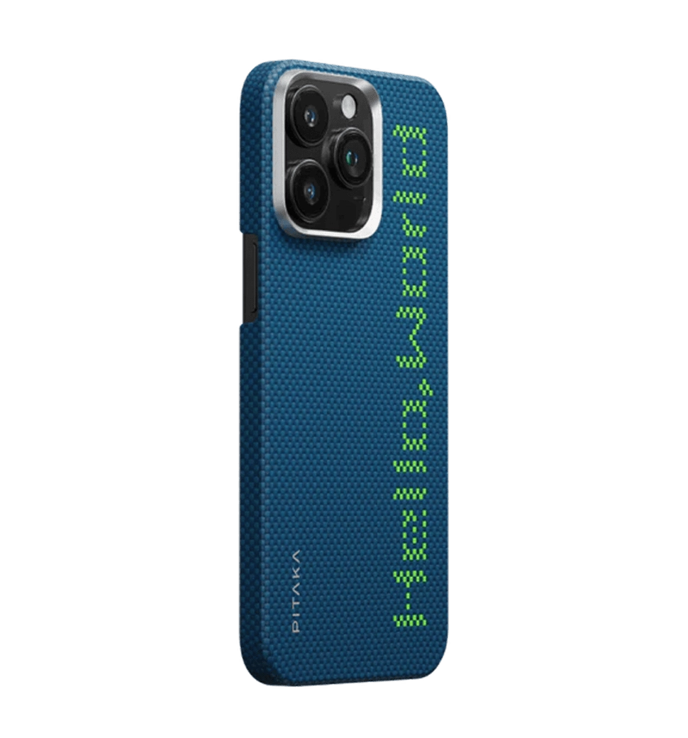 Чехол Pitaka Tactile Woven Case Hello World for iPhone 15 Pro Max (KI1501HWTP)