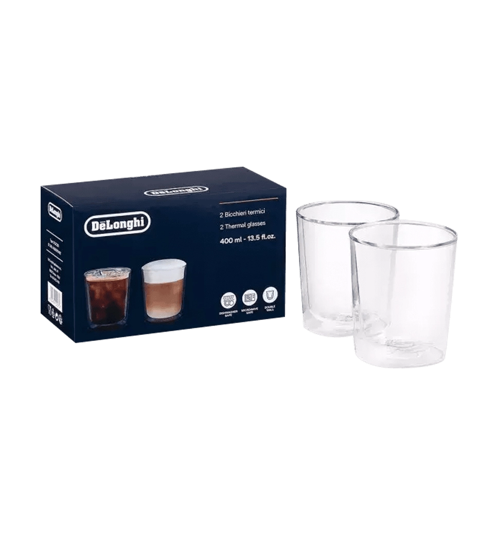 Набор стаканов DELONGHI DLSC318 DRINKS (2шт) 400 ML