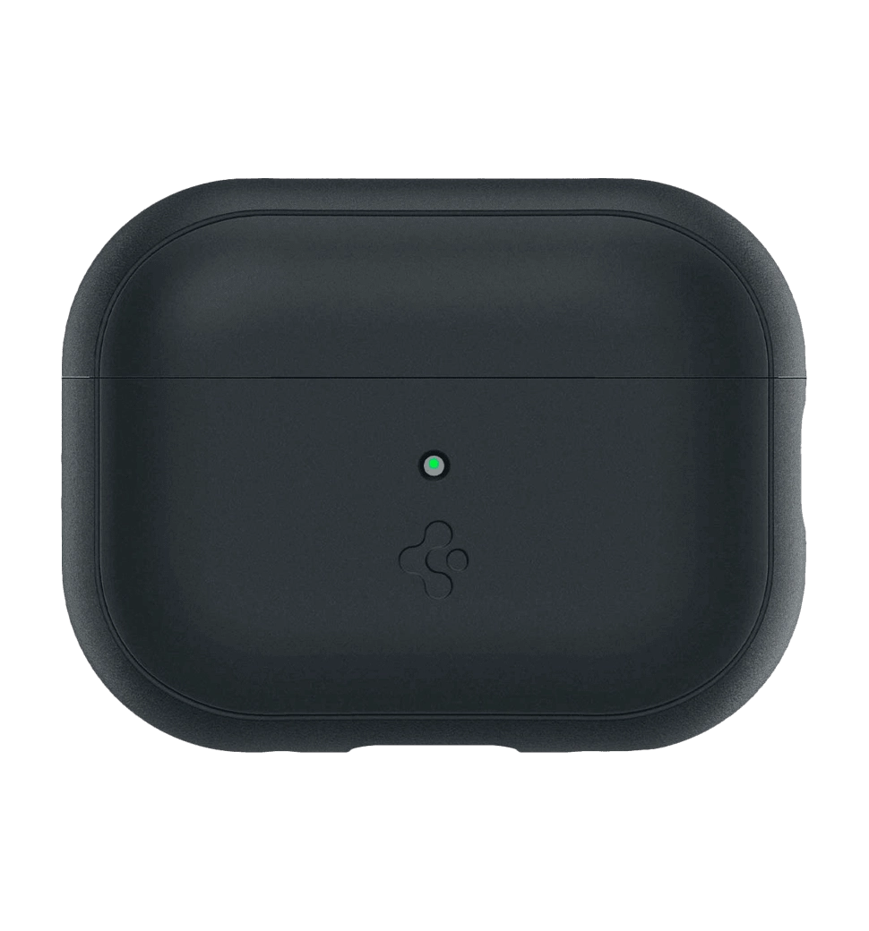 Чохол Spigen для Apple AirPods Pro 2 Silicone Fit, Black+Black Strap(ACS05479)