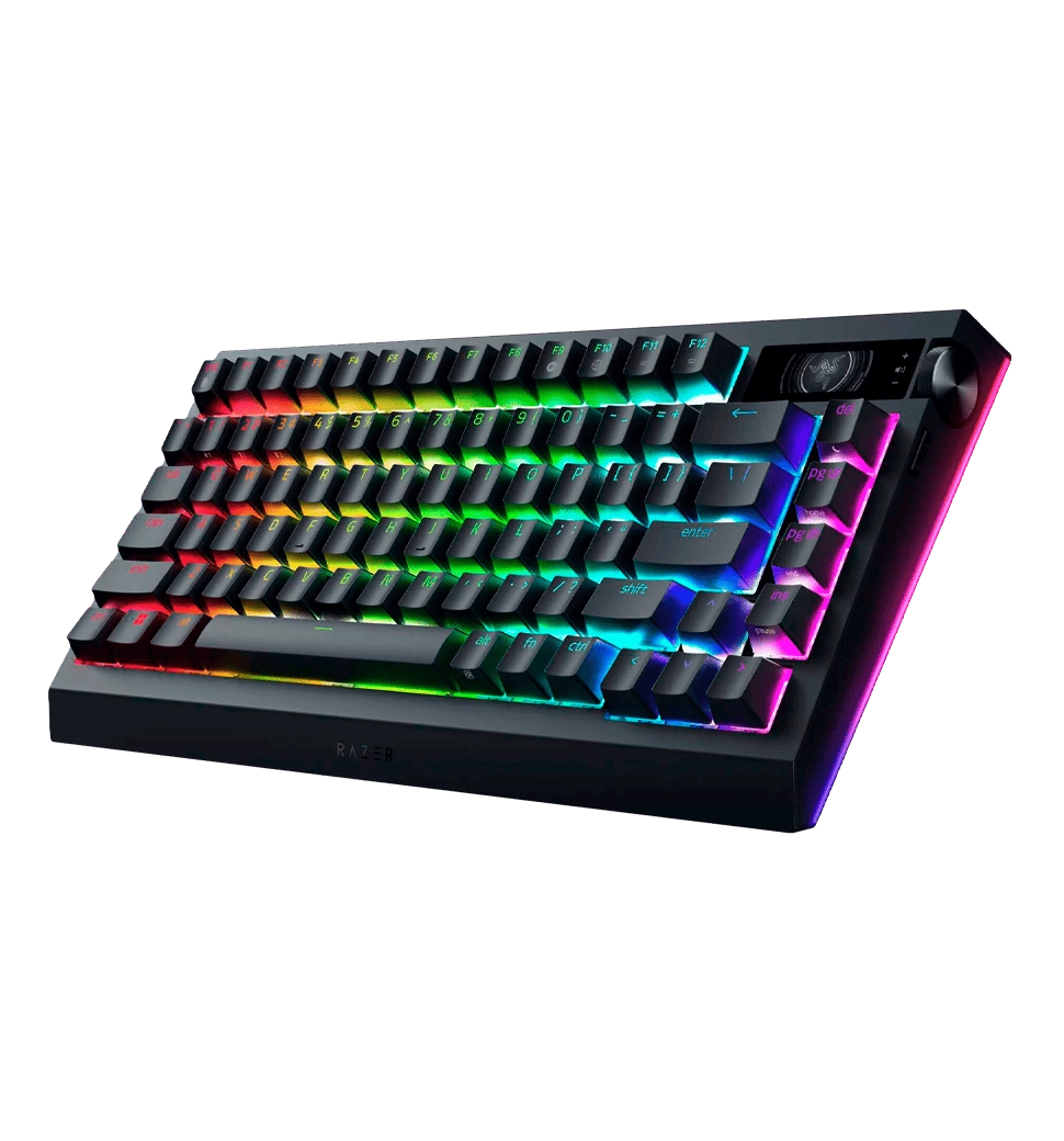 Клавіатура механічна RAZER BlackWidow V4 Pro 75%, ANSI, Black (RZ03-05130100-R3M1)