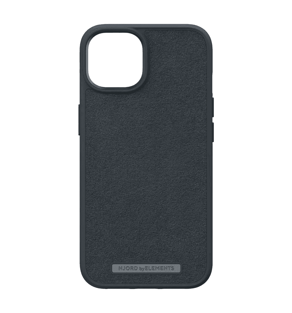 Чохол Njord Suede Comfort+ Case Black for iPhone 14 (NA41CM00)
