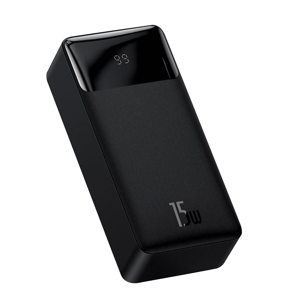 Доп батерея Baseus Bipow Digital Display 15W 20000mAh Black (PPDML-J01)