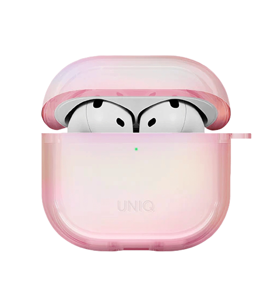 Чехол UNIQ Iridescia для AirPods 4 Pink Prism UNIQ-AIRPODS(2024)-IRDPPRS