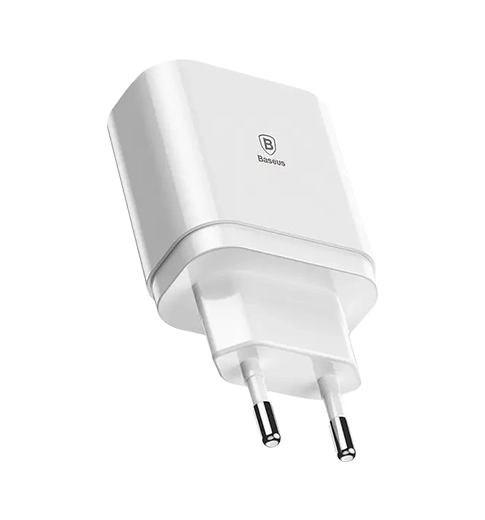 Адаптер Baseus Mirror Travel Charger 3USB 3.4A White (CCALL-BH02)