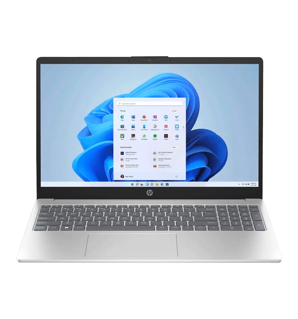 Ноутбук 15.6" HP 15-fd0002ua AG (825G5EA)/Intel i7-1355U/16GB/1TB SSD/NVD550-2/DOS/Silver