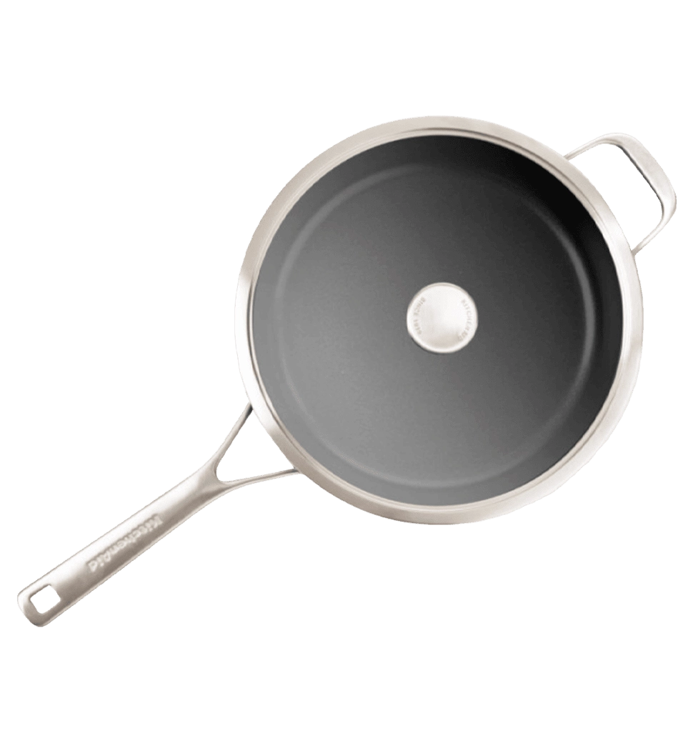Сотейник з кришкою KitchenAid FHA, 28 см з керамічним покриттям (CC005697-001)