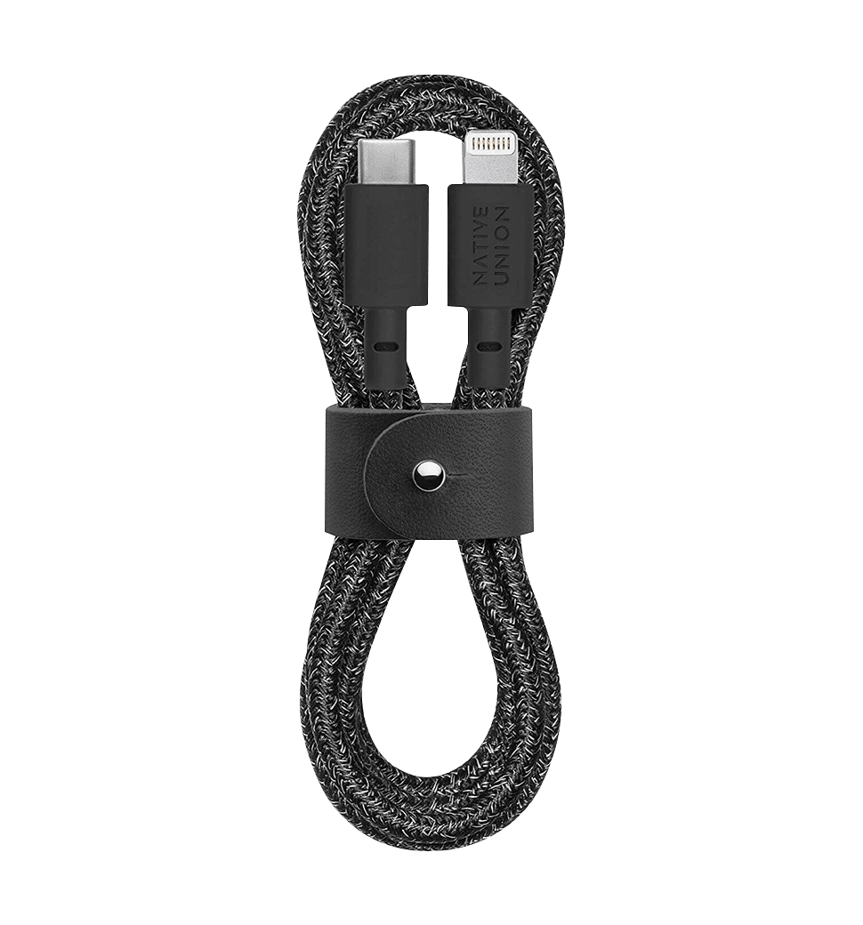Native Union Belt Cable USB-C to Lightning Cosmos Black (1.2 m) (BELT-KV-CL-CS-BK-2)