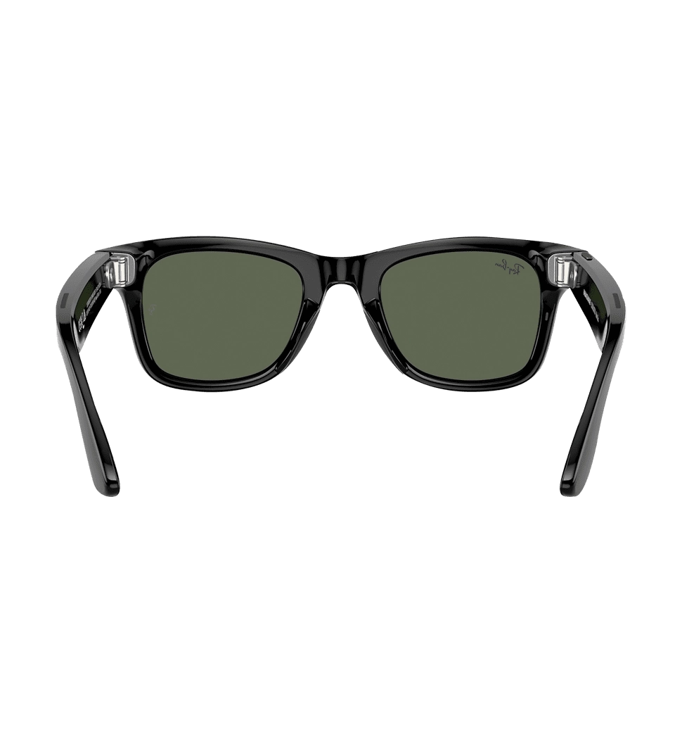Смарт-очки Ray-Ban Meta Wayfarer Shiny Black/G15 Green size L (RW4006 601/71 50-22)