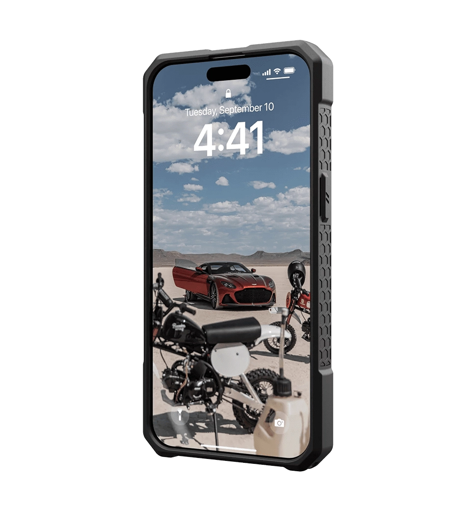 Чехол UAG iPhone 15 Pro Max Monarch Pro Magsafe, Carbon Fiber (114222114242)