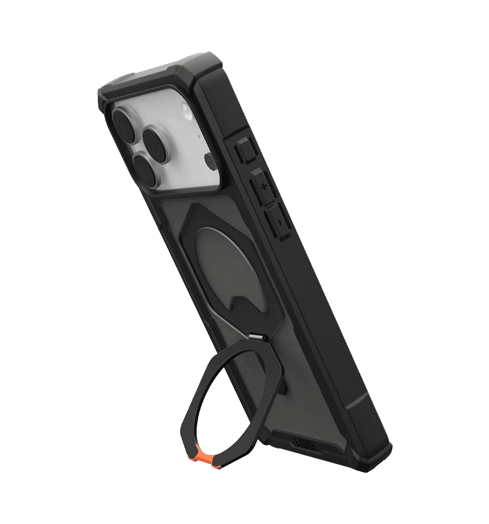 Чехол UAG для iPhone 17 Pro Max, Plasma XTE MagSafe, Black/Pop Orange
