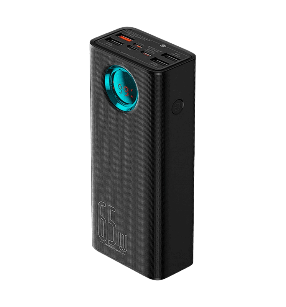 Доп батерея Baseus Amblight Digital Display Quick Charge 65W 30000mAh Black (PPLG-A01)