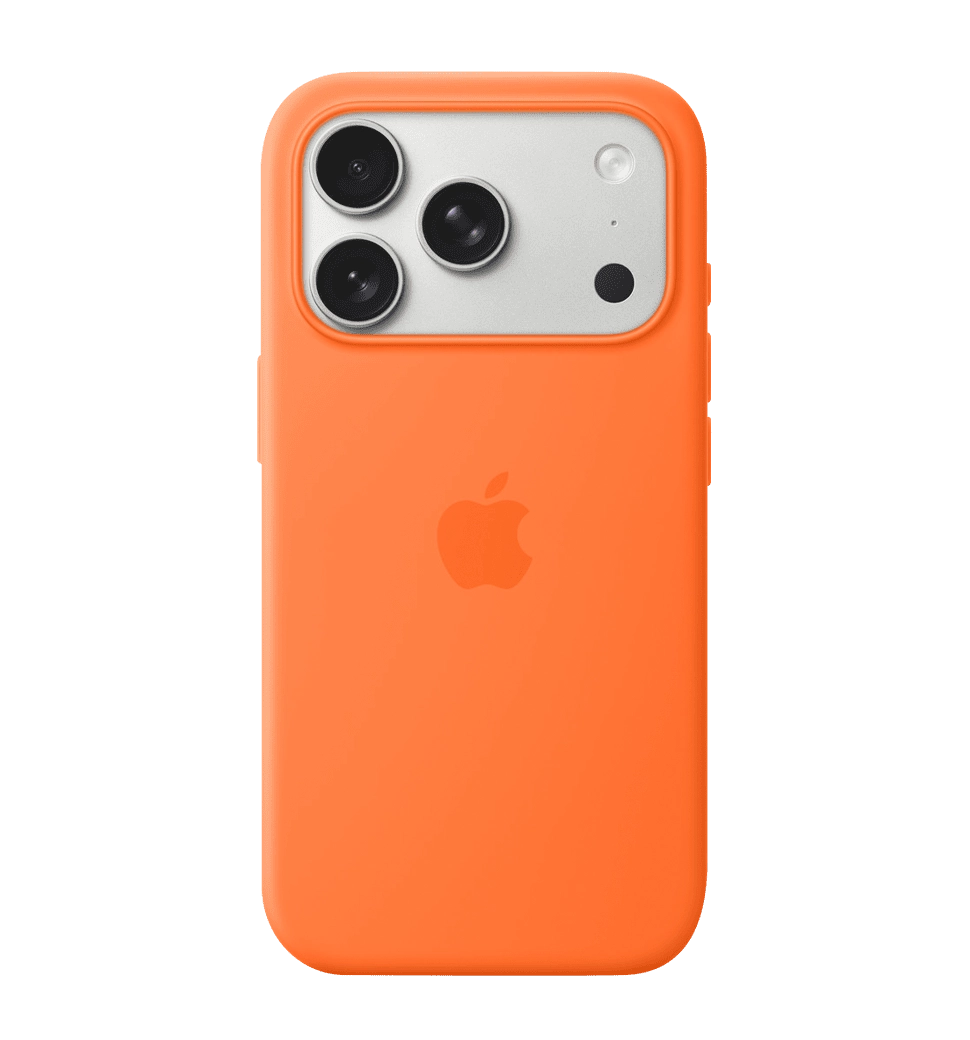 Чохол iPhone 17 Pro Silicone Case with MagSafe – Orange (MGFE4ZM)