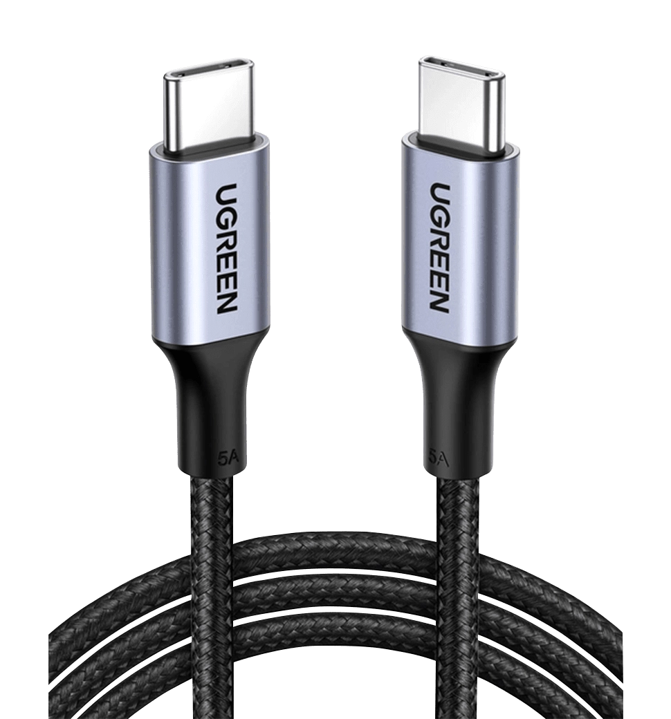 Кабель UGREEN US316 USB-C Cable Aluminum Case with Braided 1m (Black) (UGR-70427)