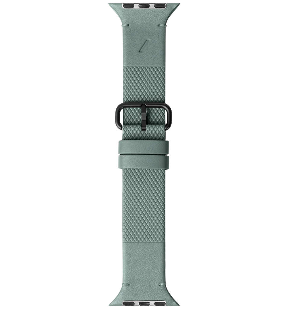 Ремінець Native Union (RE) Classic Band Slate Green for Apple Watch 49/45/44mm (RESTRAP-AW-L-GRN)