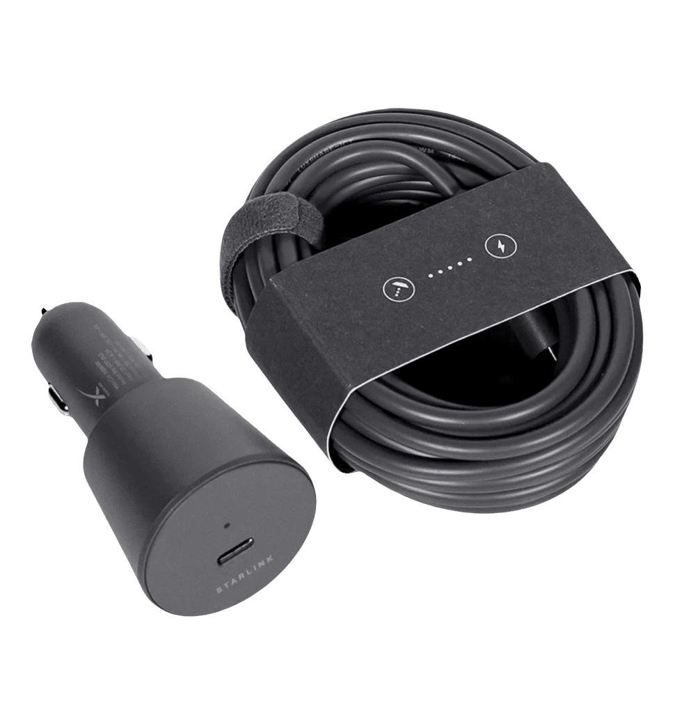 Адаптер Starlink Mini Car Adapter и кабель Mini USB-C 5 метров для зарядки Starlink Mini