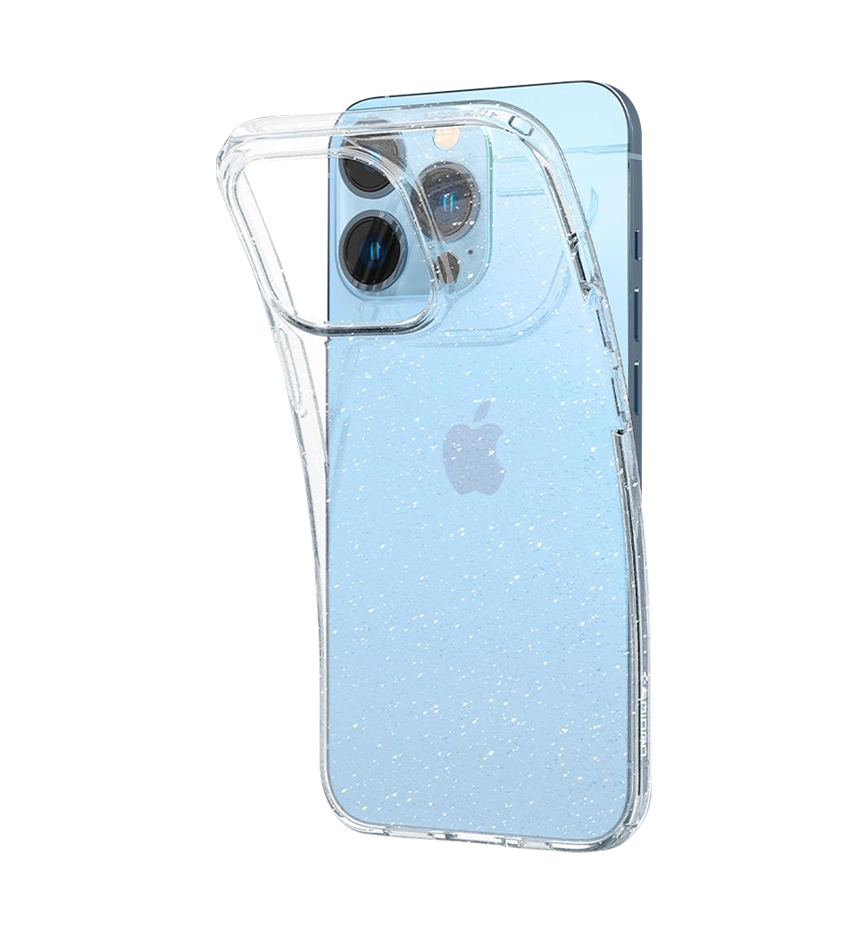 Чохол Spigen для Apple Iphone 13 Pro Liquid Crystal Glitter, Crystal Quartz (ACS03255) — фото 3