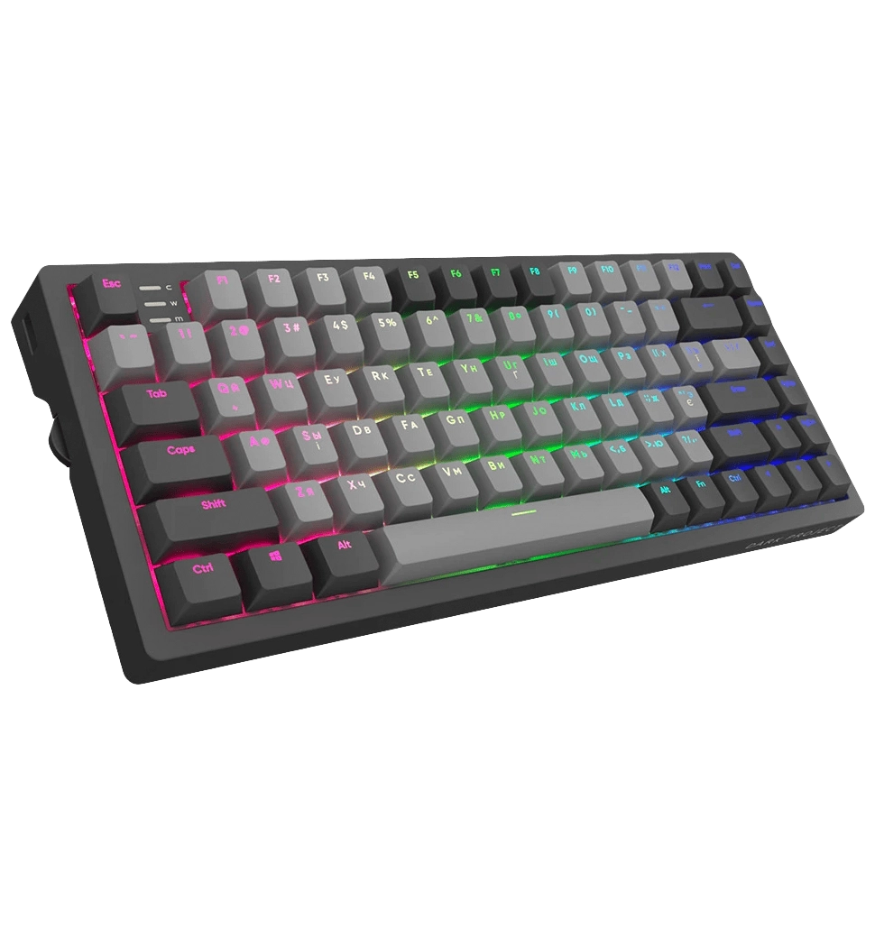 Игровая клавиатура DARK PROJECT KD83A Gateron Cap Teal ENG/UA (KB-GCT-871-100004)