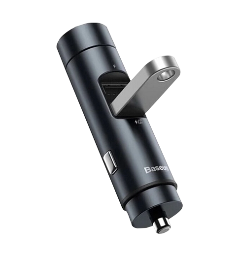 АЗП FM Modulator Baseus Energy Column  Dark Grey (CCNLZ-0G)