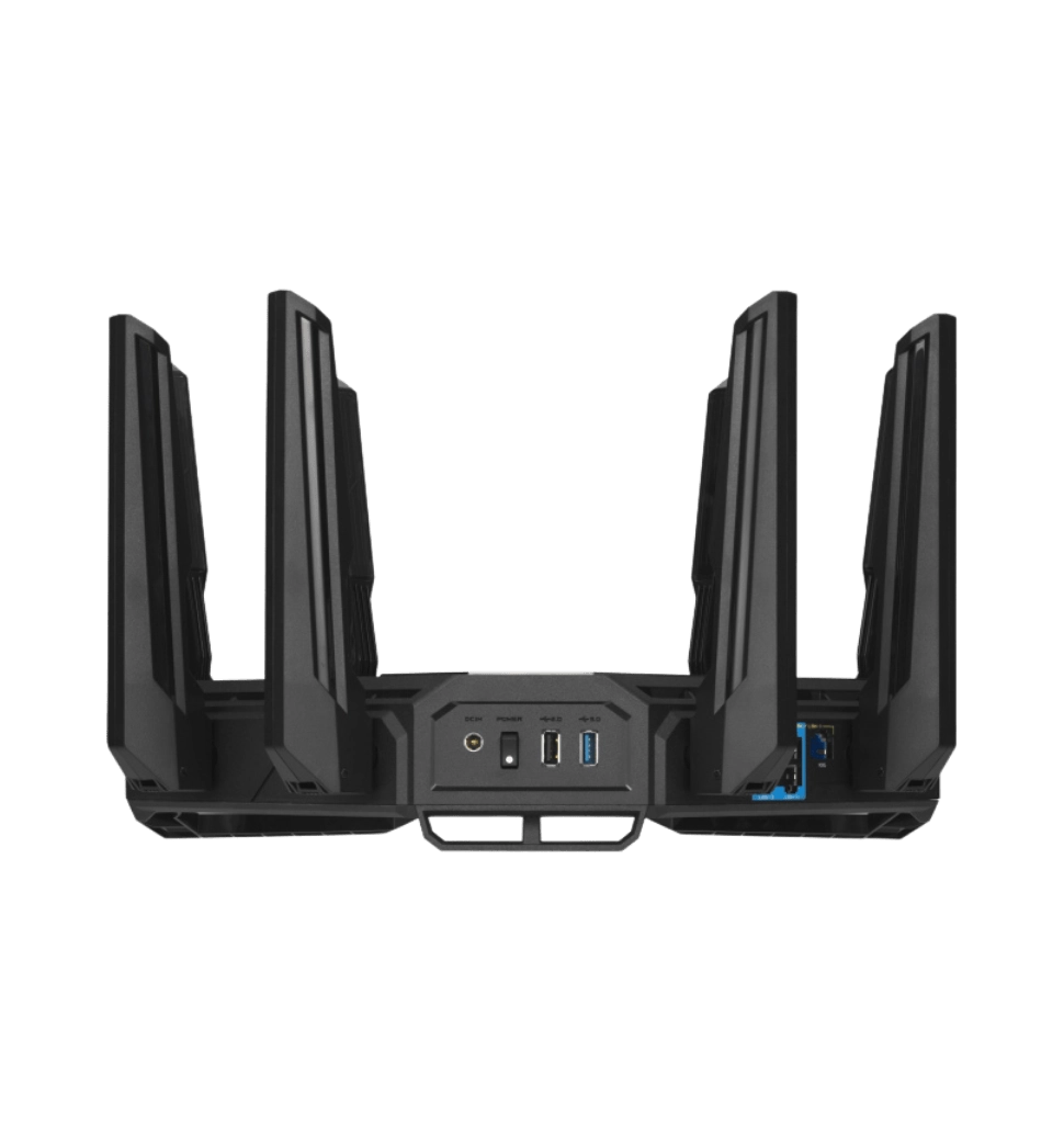 Маршрутизатор ASUS GT-BE19000 BE-19000 1x10GE LAN, 3x2.5GE LAN, 1x10GE WAN/LAN, 1x2.5GE WAN/LAN, 1xU