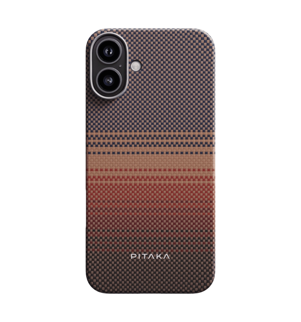 Чехол Pitaka Tactile Woven Sunset for iPhone 16 (KI1601U)