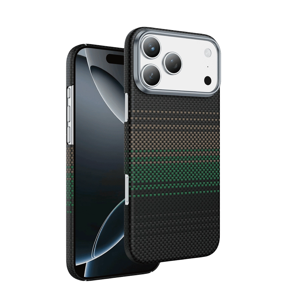 Чохол Keephone KEVLAR SEANOVA  MagSafe Case for 17 Pro Aurora (MC0206)