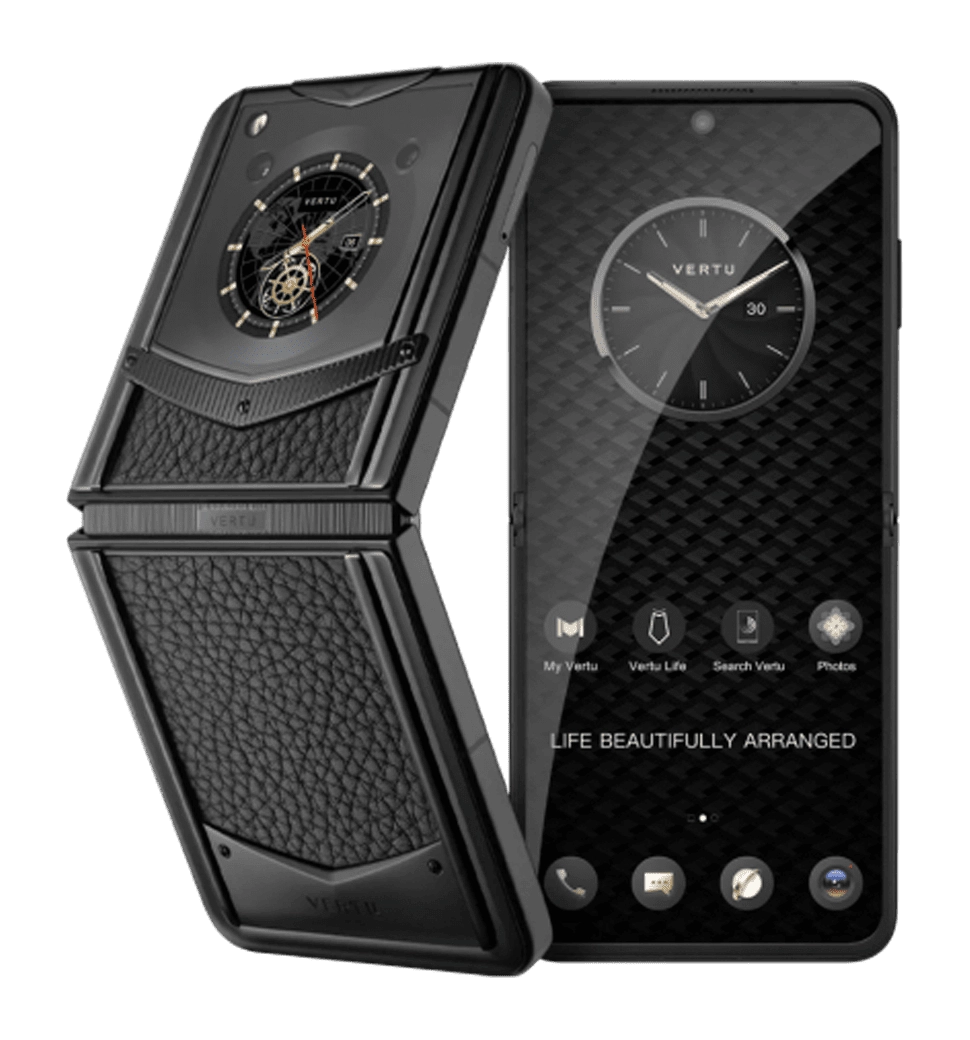 VERTU IRONFLIP CALFSKIN SERIES Jade Black