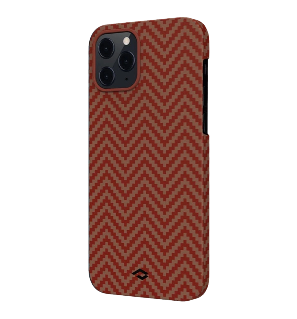 Чохол Pitaka MagEZ Herringbone 12 Pro Max Red/Orange (KI1207PM)