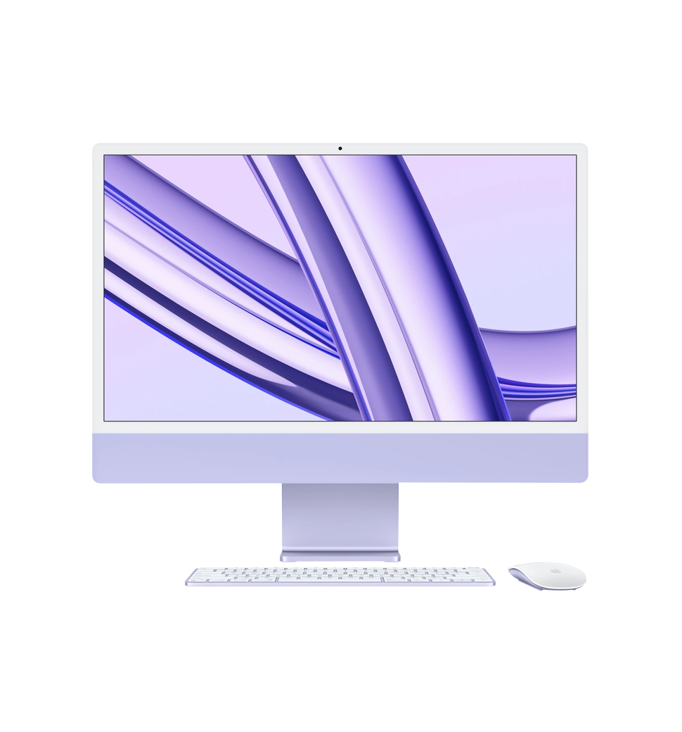 iMac 24" Retina 4,5K/M3/8GB/8CPU/10GPU/512GB SSD/Purple 2023 (Z19Q0000Z)