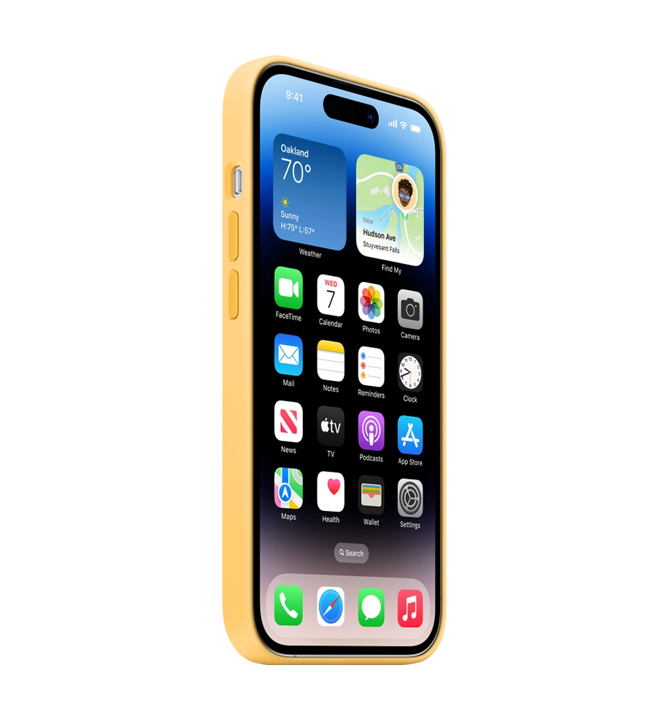 Чохол Силіконовий iPhone 14 Pro Silicone Case with MagSafe Sunglow (MPTM3) — фото 5