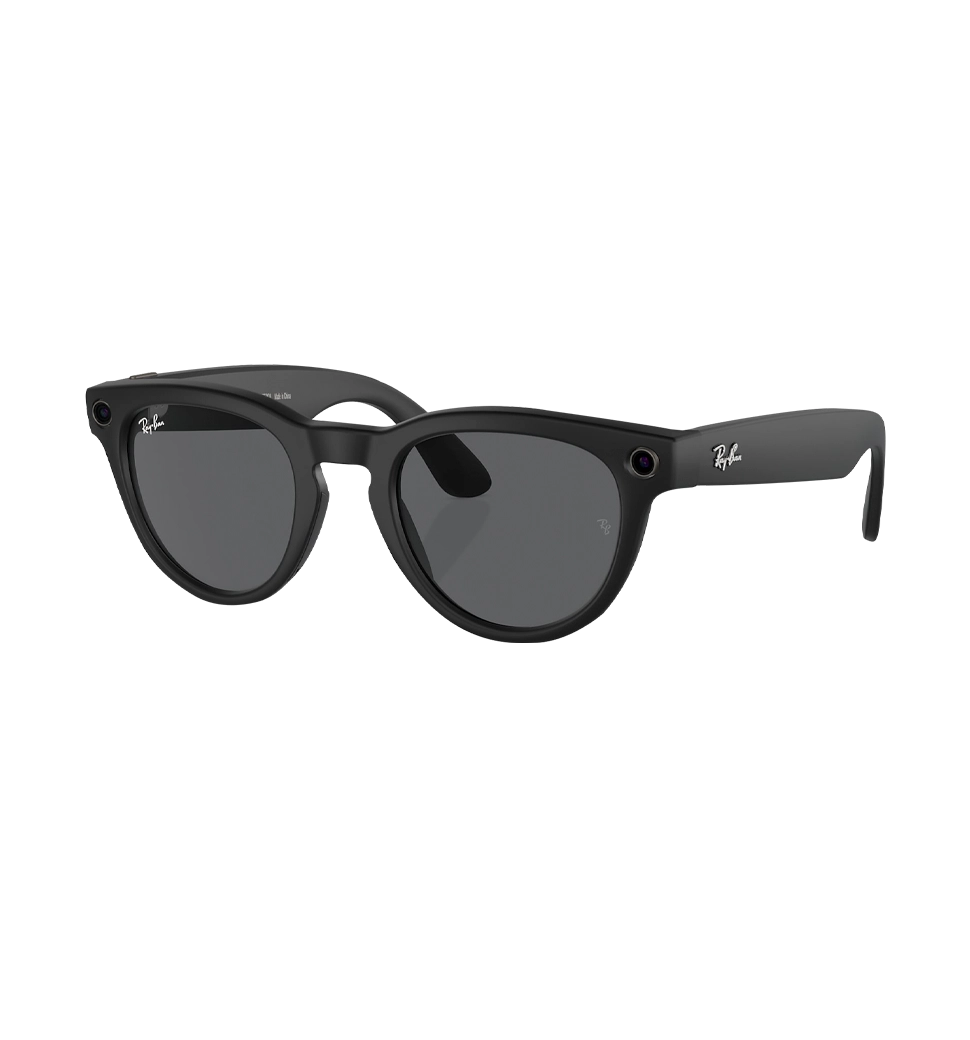 Смарт-окуляри Ray-Ban Meta Headliner Matte Black/Charcoal Black with blue-violet light filter (RW4009 601S87 50-23)
