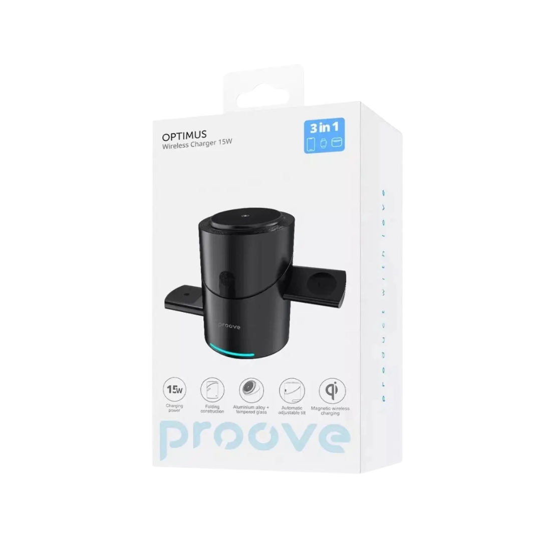 Бездротовий ЗП Proove Optimus (black)