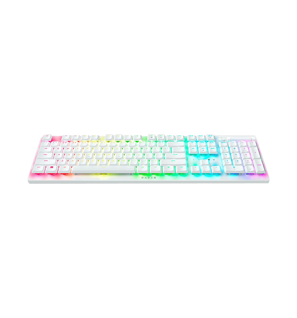 Клавиатура механическая RAZER DeathStalker V2 Pro, Purple Switch, White (RZ03-04363500-R3M1)
