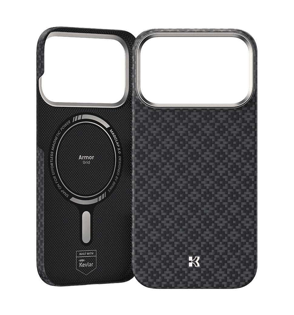 Чохол Benks ArmorGrid Magnetic Case Kevlar® Fiber iPhone 17 Pro Black
