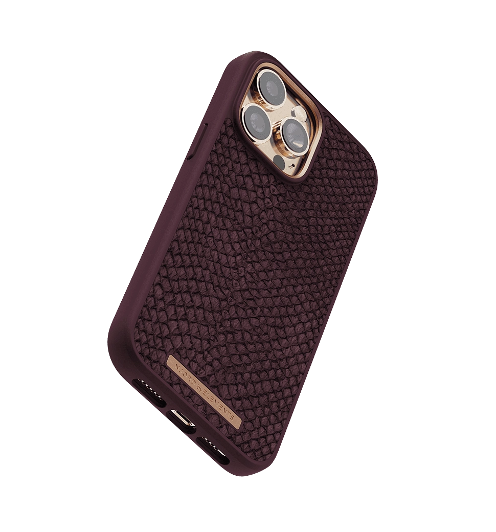 Чохол Njord Salmon Leather MagSafe Case Rust for iPhone 14 Pro (NA43SL03)